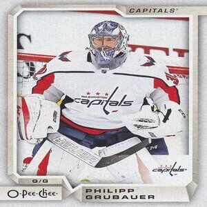 Philipp Grubauer - 2018/2019 O Pee Chee Hockey Card